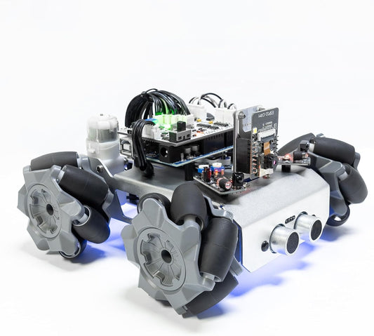 SUNFOUNDER Smart Robot Car Kit Compatibile con Arduino UNO R3, 4WD Omnidirezionale, FPV, ESP32 CAM, APP Romote Control ecc,