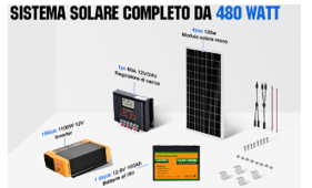 Kit per la sperimentazione sistema fotovoltaico