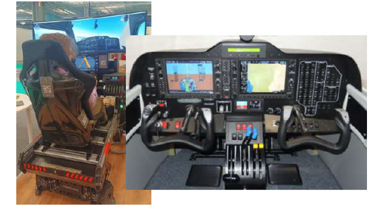 Simulatore di volo dinamico Teknam Base